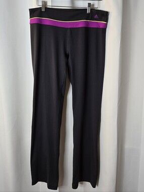 Adidas Athletic Pants Mid Rise Bootcut Tall Friendly Large